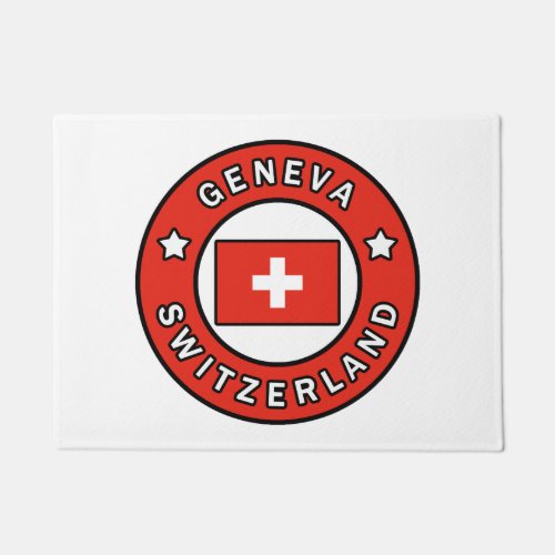 Geneva Switzerland Doormat