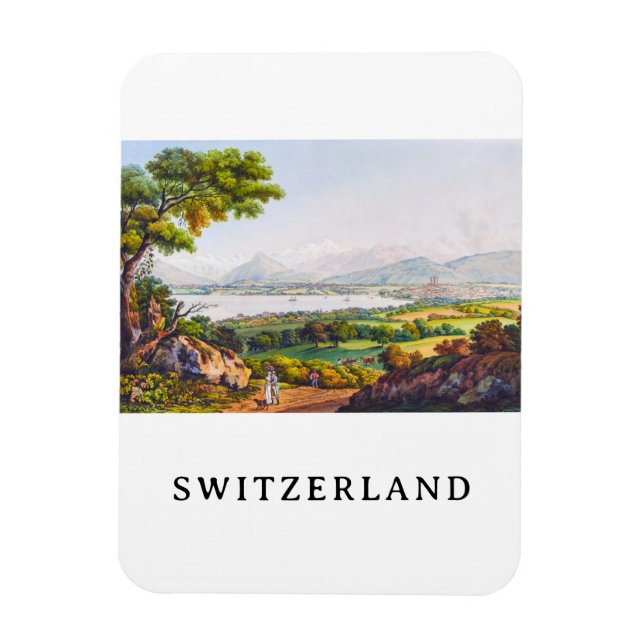 Geneva, Switzerland Magnet (Vertical)