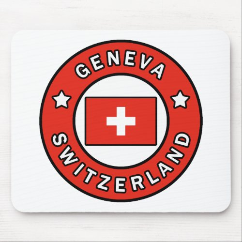 Geneva Switzerland Mouse Pad