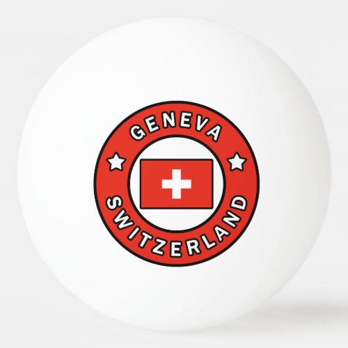 Geneva Switzerland Ping Pong Ball