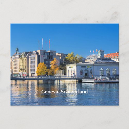 Geneva Switzerland Postcard