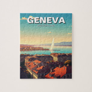 Geneva Switzerland Travel Jigsaw Puzzle
