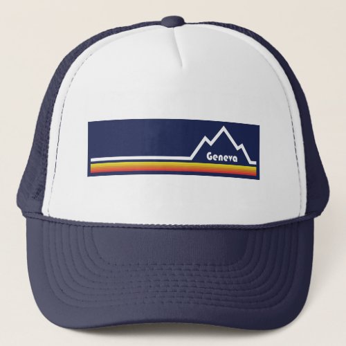 Geneva Switzerland Trucker Hat