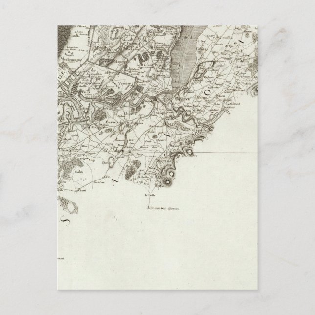 Geneve, Gex Postcard (Front)