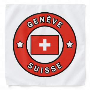 Genève Suisse Bandana