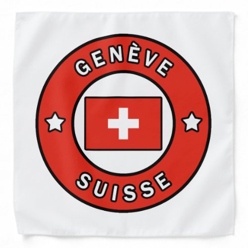 Genve Suisse Bandana
