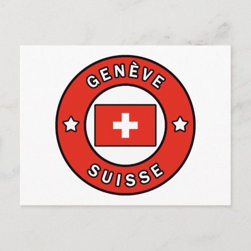 Genve Suisse Postcard
