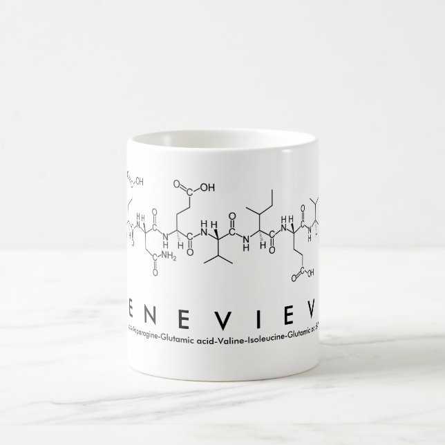 Genevieve peptide name mug (Center)