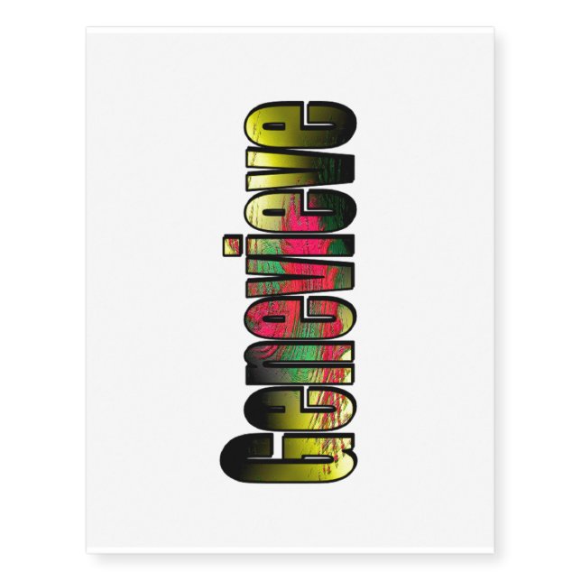 Genevieve Temporary Tattoos (Front)