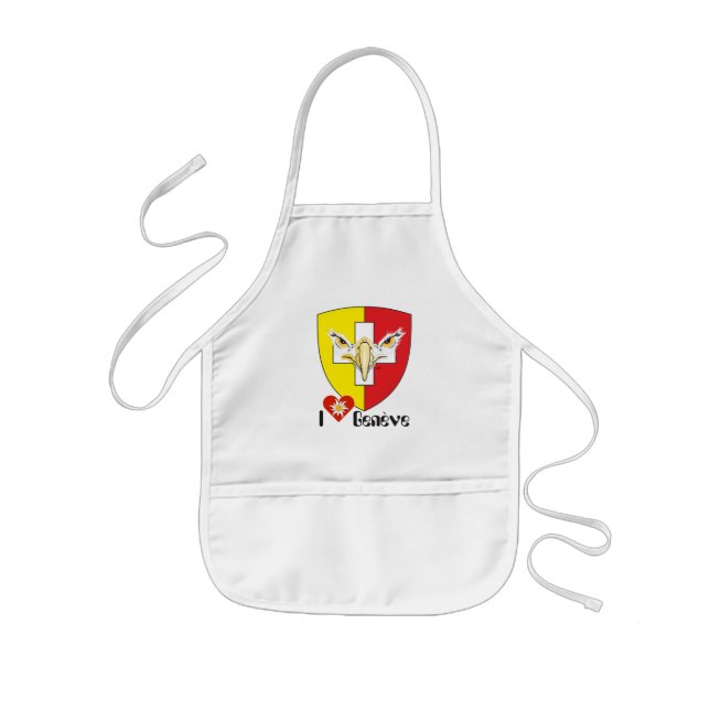 Genf / Genève Schweiz Suisse Svizzera Schürze Kids' Apron (Front)