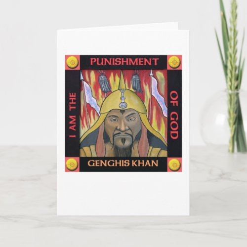 Genghis Khan card