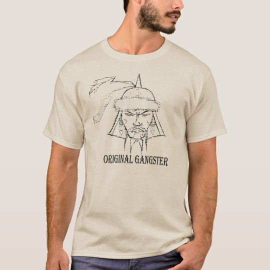 Genghis Khan-Original Gangster T-Shirt | Zazzle.com