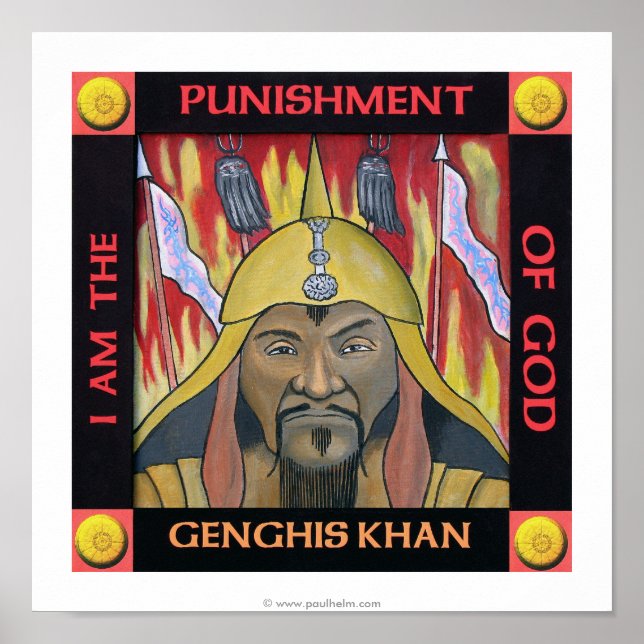 Genghis KHAN poster (Front)
