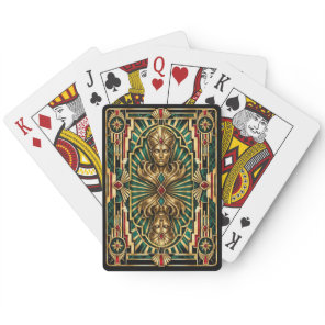 Genie, Art Deco Mythical Poker Cards