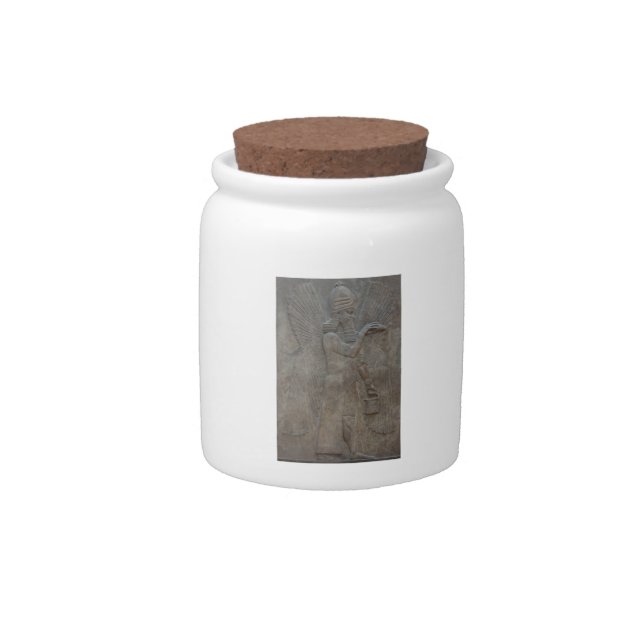 Genie Benisseur of Assyria an Mesopotamian god Candy Jar (Front)