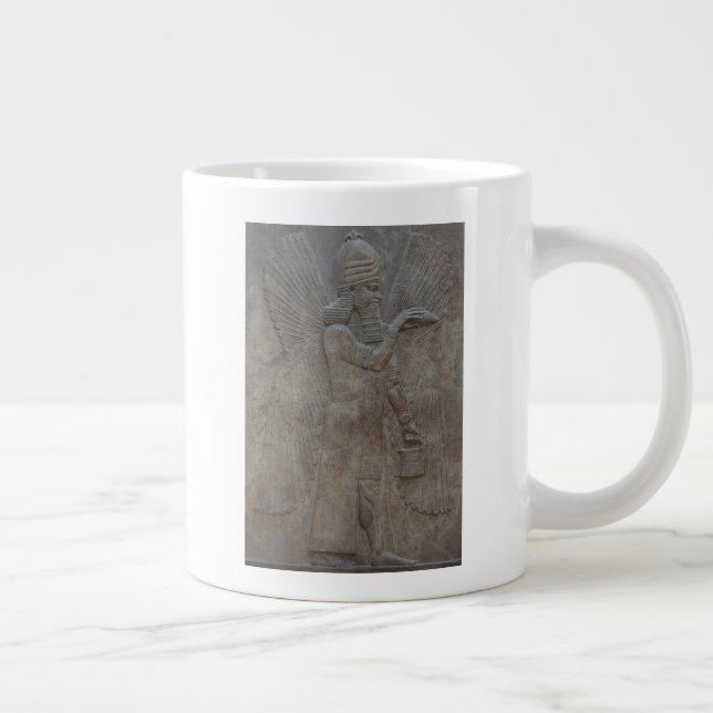 Genie Benisseur of Assyria an Mesopotamian god Giant Coffee Mug (Right)
