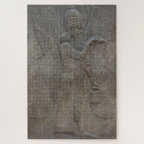 Genie Benisseur of Assyria an Mesopotamian god Jigsaw Puzzle