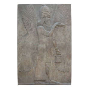 Genie Benisseur of Assyria an Mesopotamian god Metal Print