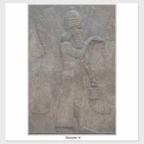 Genie Benisseur of Assyria an Mesopotamian god Sticker