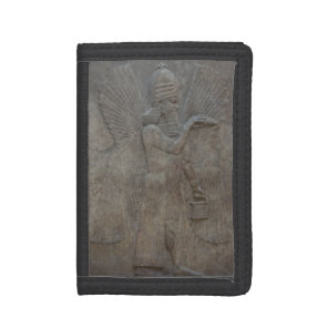 Genie Benisseur of Assyria an Mesopotamian god Tri-fold Wallet