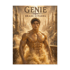 Genie Brass Citadel Dark Cinema Postcard