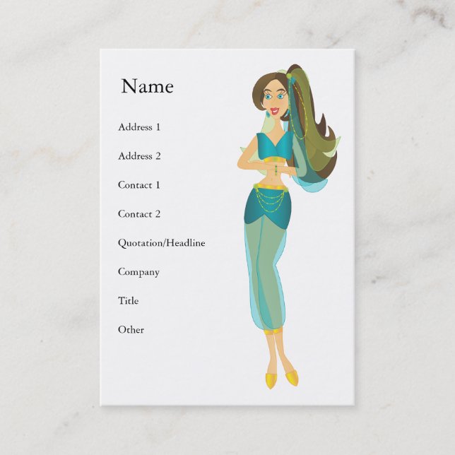 Genie Business Card (Front)