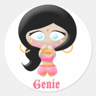 Genie Classic Round Sticker