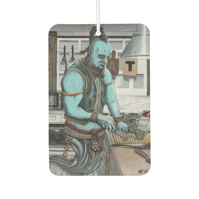 Genie Cooking Kitchen Magic Fantasy Air Freshener (Front)