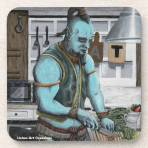 Genie Cooking Kitchen Magic Plastic Coasters