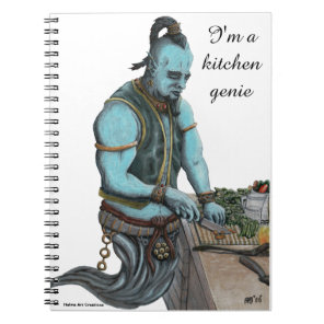 Genie Cooking Kitchen Magic Spiral Notebook