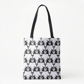 Genie Ghost Coming Out of Lamp Seamless Pattern Tote Bag