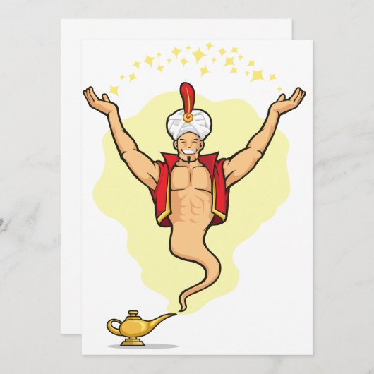 Genie Granting The Wish (Front/Back)