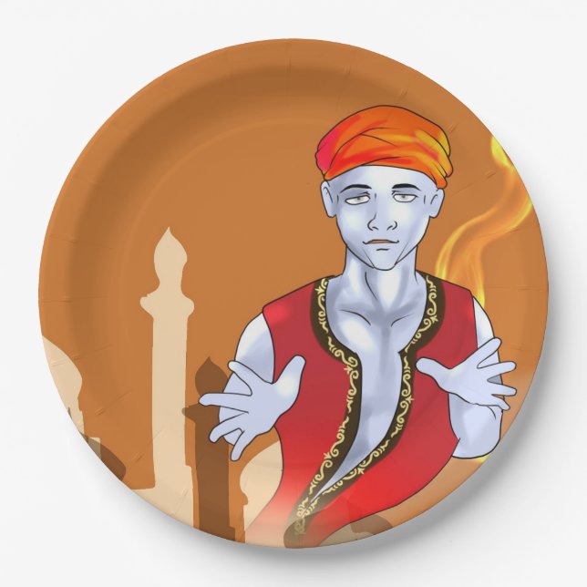 Genie/Jinn Paper Plates (Front)