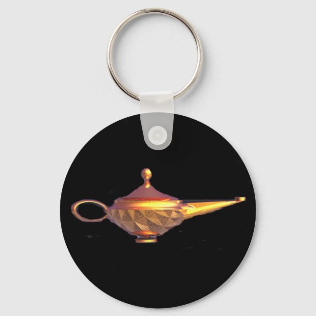 Genie Lamp Keychain (Front)