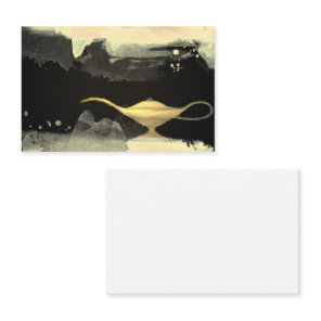 Genie Lamp Smoke Magic Magical Business Card