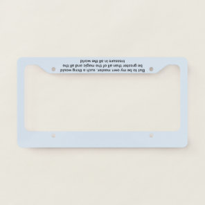 Genie License Plate Frame