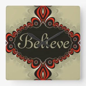 Genie Magic Believe Custom Wall Clock