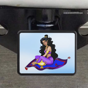 Genie Magic Carpet Lamp Blue Sky Hitch Cover