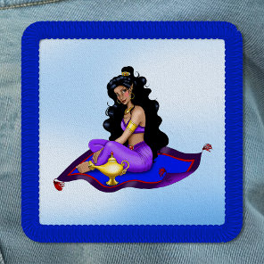 Genie Magic Carpet Lamp Blue Sky Patch
