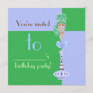 Genie On a Bottle Invitation