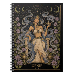 Genie, Starlit Tarot Art Notebook