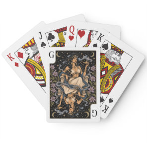 Genie, Starlit Tarot Art Poker Cards