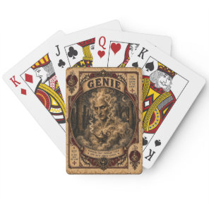 Genie, Vintage Circus Monsters Poker Cards