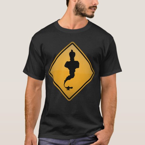 Genie Warning Sign T_Shirt