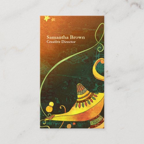 Genie's Lamp Creative Business Cards