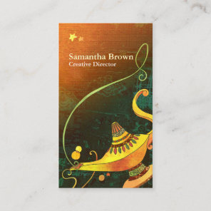 Genie's Lamp Event Planner Business Cards
