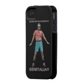 Genitals Dance Case-Mate iPhone Case (Back Left)