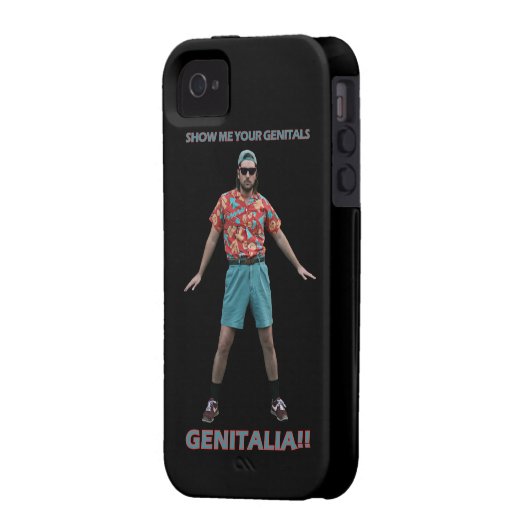 Genitals Dance Case-Mate iPhone Case (Back Left)