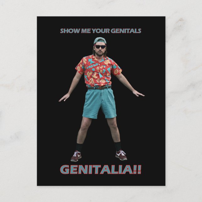 Genitals Dance Postcard (Front)