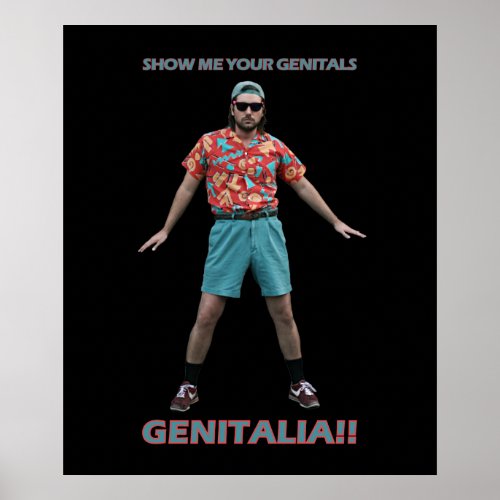 Genitals Dance Poster